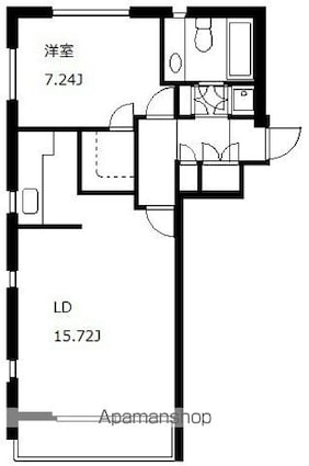 祐天寺イースト[1LDK/58.55m2]の間取図