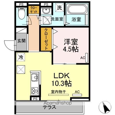 コンフォルタの間取り写真