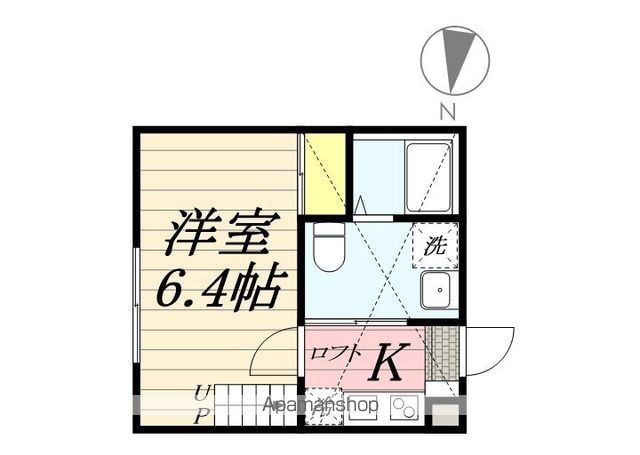 ＫＵＲＯ　ｃｏｕｒｔ[1K/20.03m2]の間取図