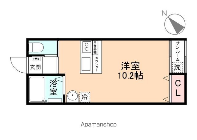 NSコーポ西高岡の間取り写真