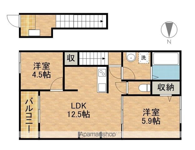 AFC RESIDENCE小沢渡Aの間取り写真