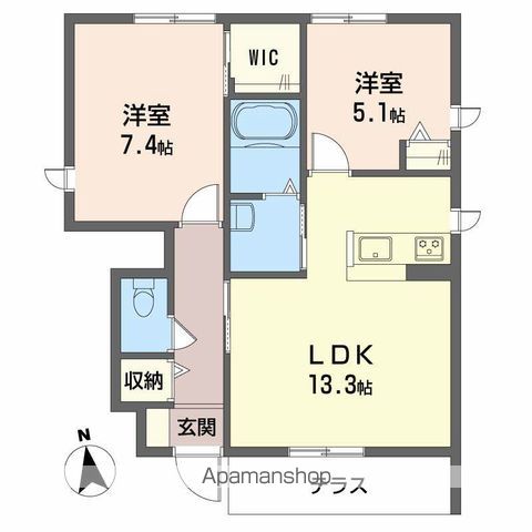 CASA BROTE A棟の間取り写真