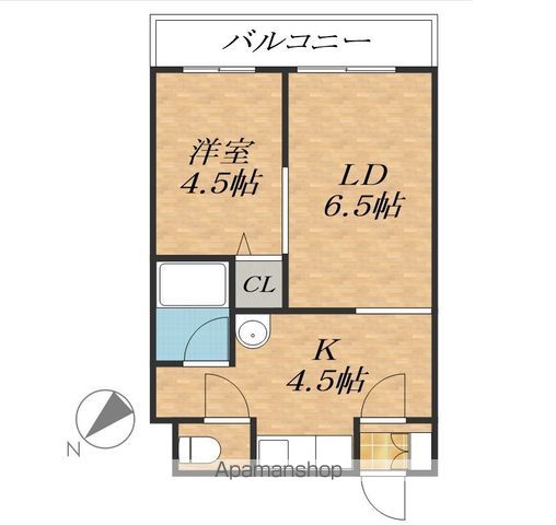 マルクエレガンス3の間取り写真