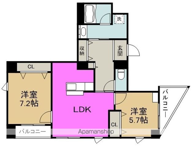 アルデールエスパシオの間取り写真