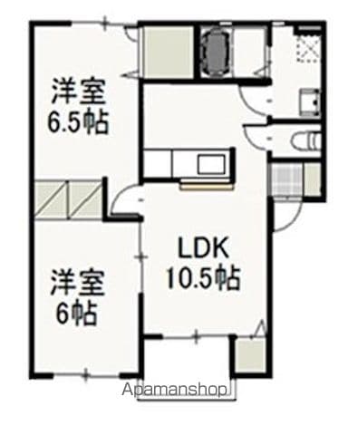 シャトレカタヤマの間取り写真