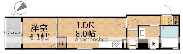 CASA CALMA南江口の間取り写真