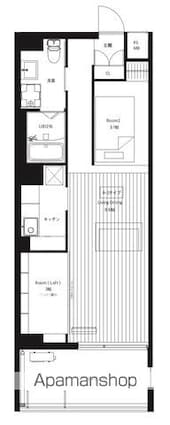 ＡＫＨＫ[1SLDK/43m2]の間取図