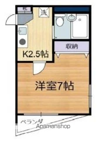 調布市調布ケ丘のマンションの間取り