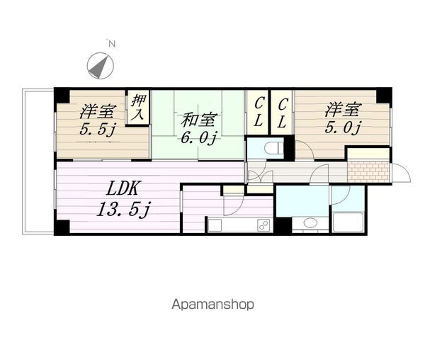 【幕張本郷パレスェードの間取り】