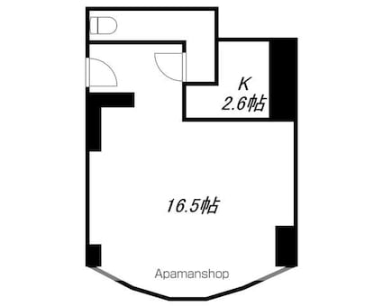 滋賀県長浜市三ツ矢町[事務所/38.78m2]の間取図