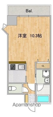 フェルテ高波の間取り写真