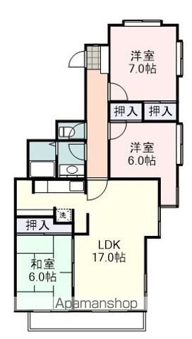 メゾン西千代田の間取り写真