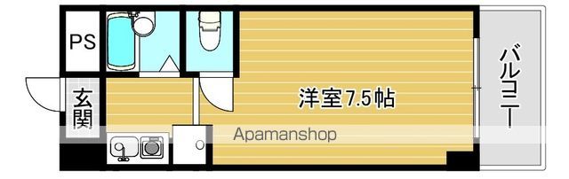 シェルマンションの間取り写真