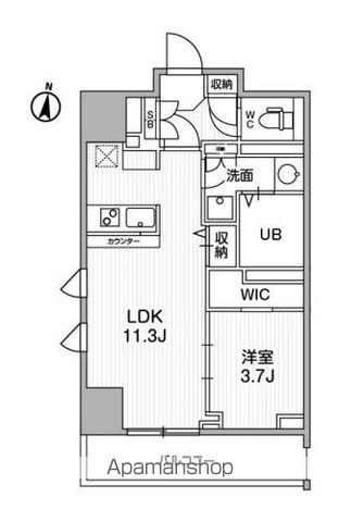テラス森下の間取り写真