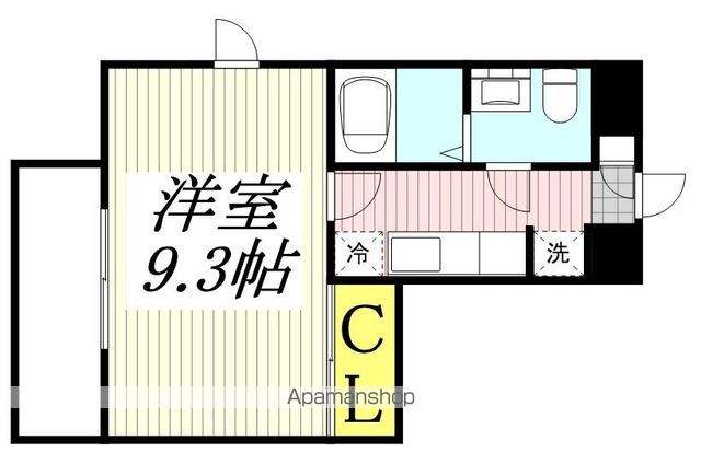 【立川市高松町のマンションの間取り】