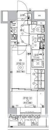 ＧＥＮＯＶＩＡ北池袋ｓｋｙｇａｒｄｅｎ[2K/31.51m2]の間取図