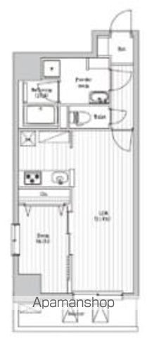 【台東区根岸のマンションの間取り】