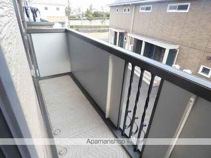 リヴェールコート　Ｄ棟[2LDK/53.76m2]のバルコニー