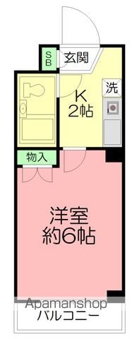 キャッスルマンション鶴間の間取り写真