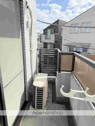 神奈川県川崎市宮前区南平台[1DK/25.5m2]のバルコニー