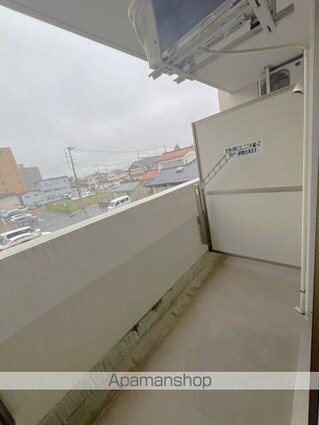 福島県福島市三河南町[1K/24.9m2]のバルコニー