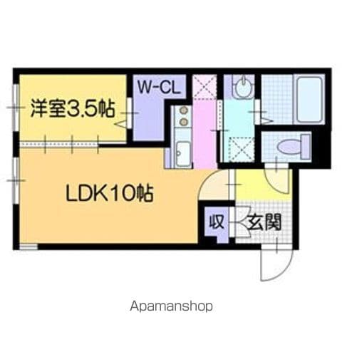 ノーブル平岸の間取り写真
