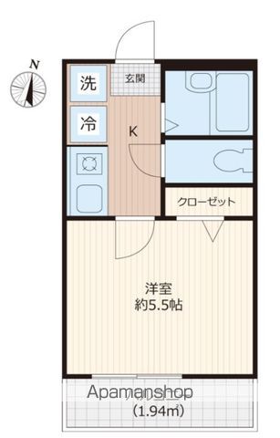 グランフェリオ横浜元町の間取り写真