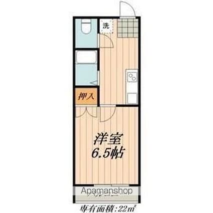 コーポ千種[1K/22m2]の間取図