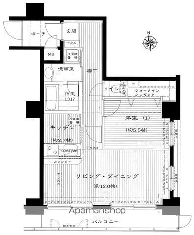 【ランドステージお茶の水の間取り】