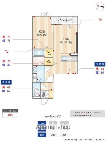 セレスティア若宮の内装写真
