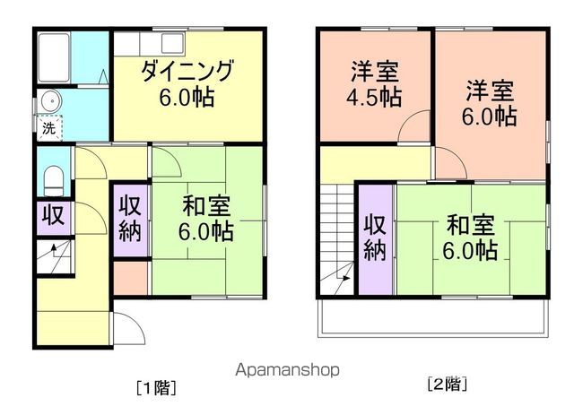 西浜３丁目戸建の間取り