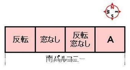 Ｍａｎｄａｒｉｎｅ　Ａ棟[2LDK/60.86m2]の配置図