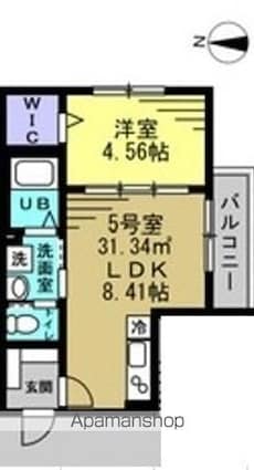 ＡＪ千葉寺００３[1LDK/31.34m2]の間取図