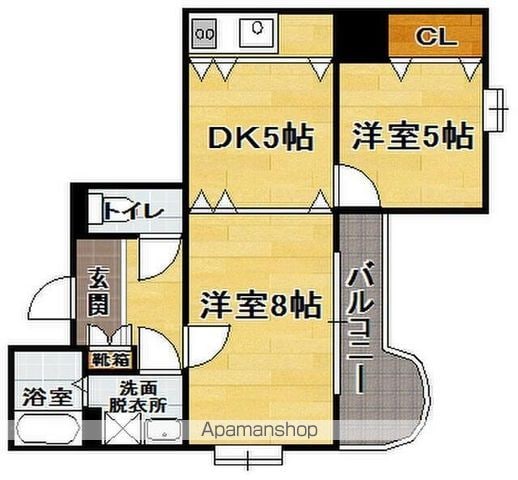 ステイツ平尾の間取り写真