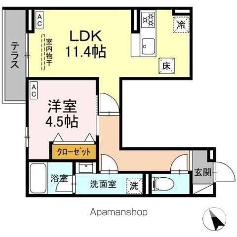 セレスティア桜上水の間取り写真