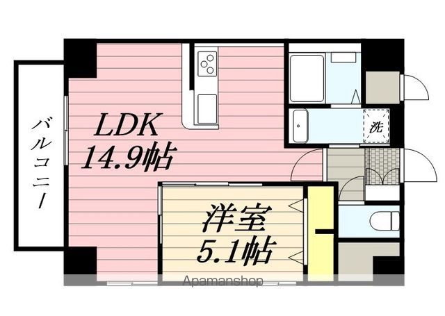 【サヴィル　ロウ　博多の間取り】