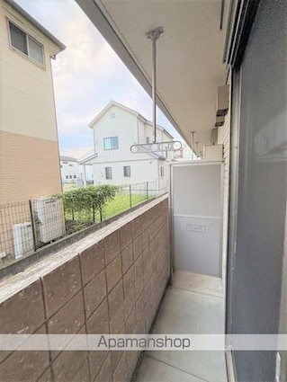 東京都昭島市中神町[1K/28.41m2]のバルコニー