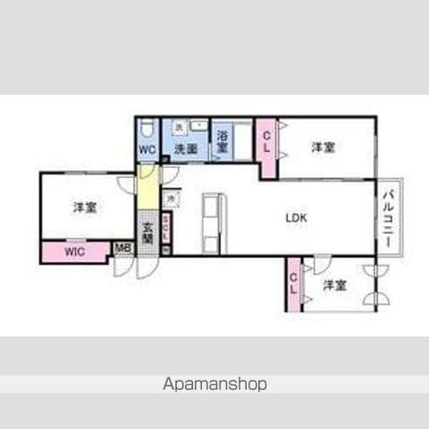 CERNE YAMAHANAの間取り写真