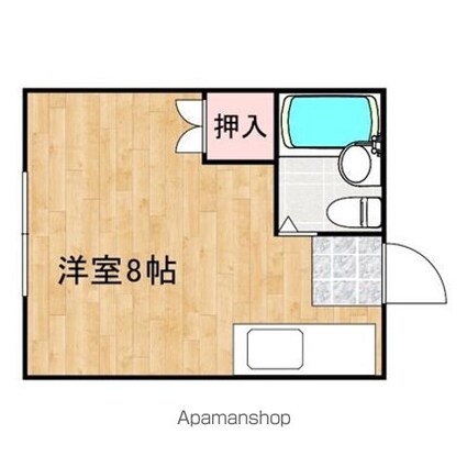 ハイツ・ジュネス[1R/17.47m2]の間取図