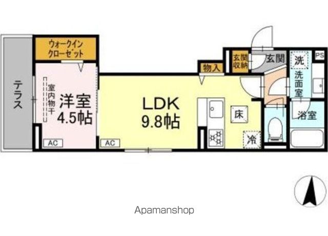 DーKOWARIの間取り写真
