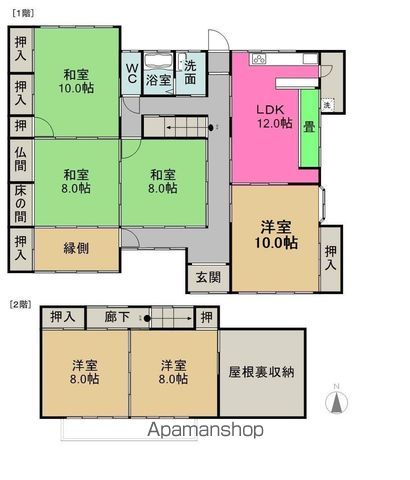 切通　森邸の間取り