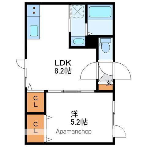 アバンサール.の間取り写真