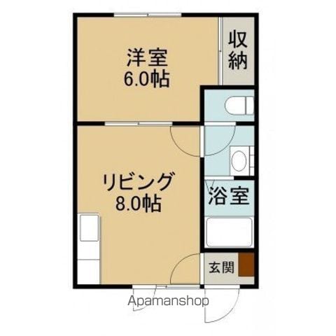 タウンハウス本通の間取り写真