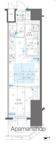 【ＺＯＯＭ新宿御苑前の間取り】