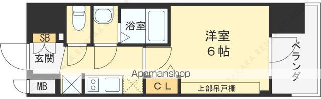 プレサンス京橋GREEN YARDレアルテの間取り写真