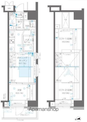 ＺＯＯＭ新宿御苑前の間取り