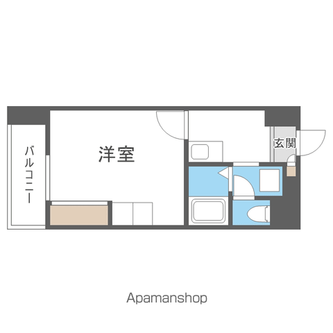 CANVASSすすきのの間取り写真