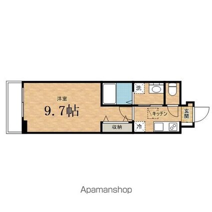 セグロ　３５８[1K/28.87m2]の間取図