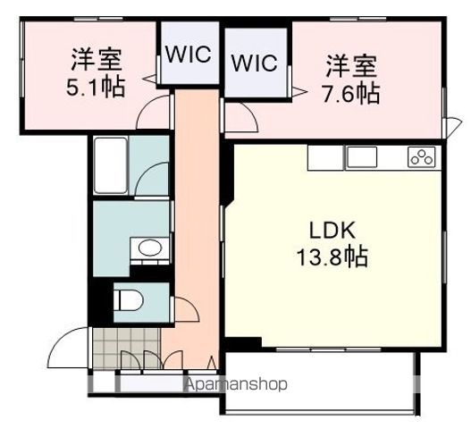 CRESTIEQ大岩本町の間取り写真