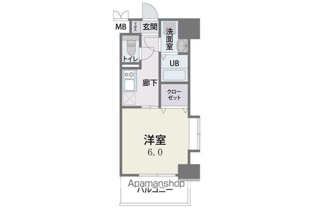 CAVANA天神の間取り写真